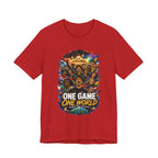 Soccer Graphic Tee - "One Game One World" Graphic T-Shirt