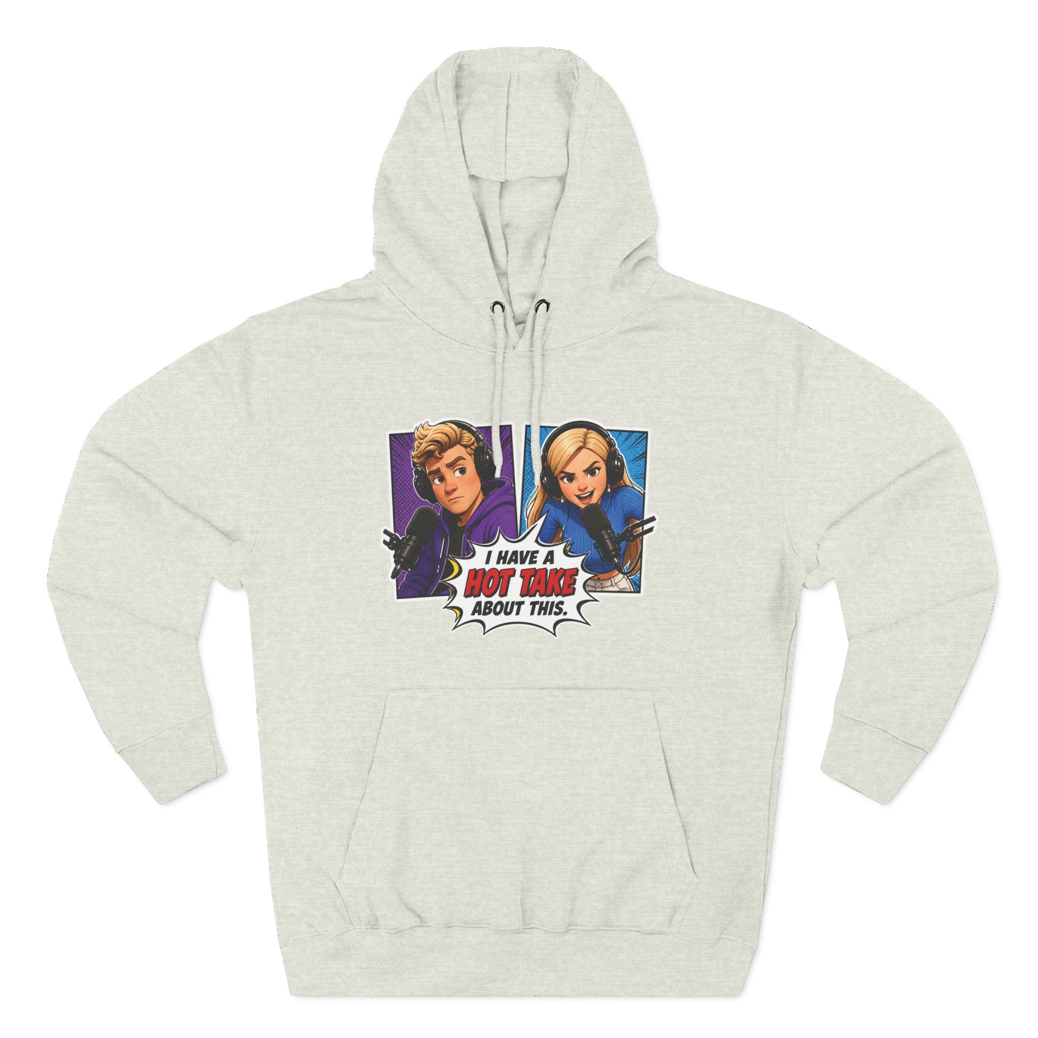 Comic Pop Art Hoodie — “I Have a Hot Take About This” Graphic Pullover