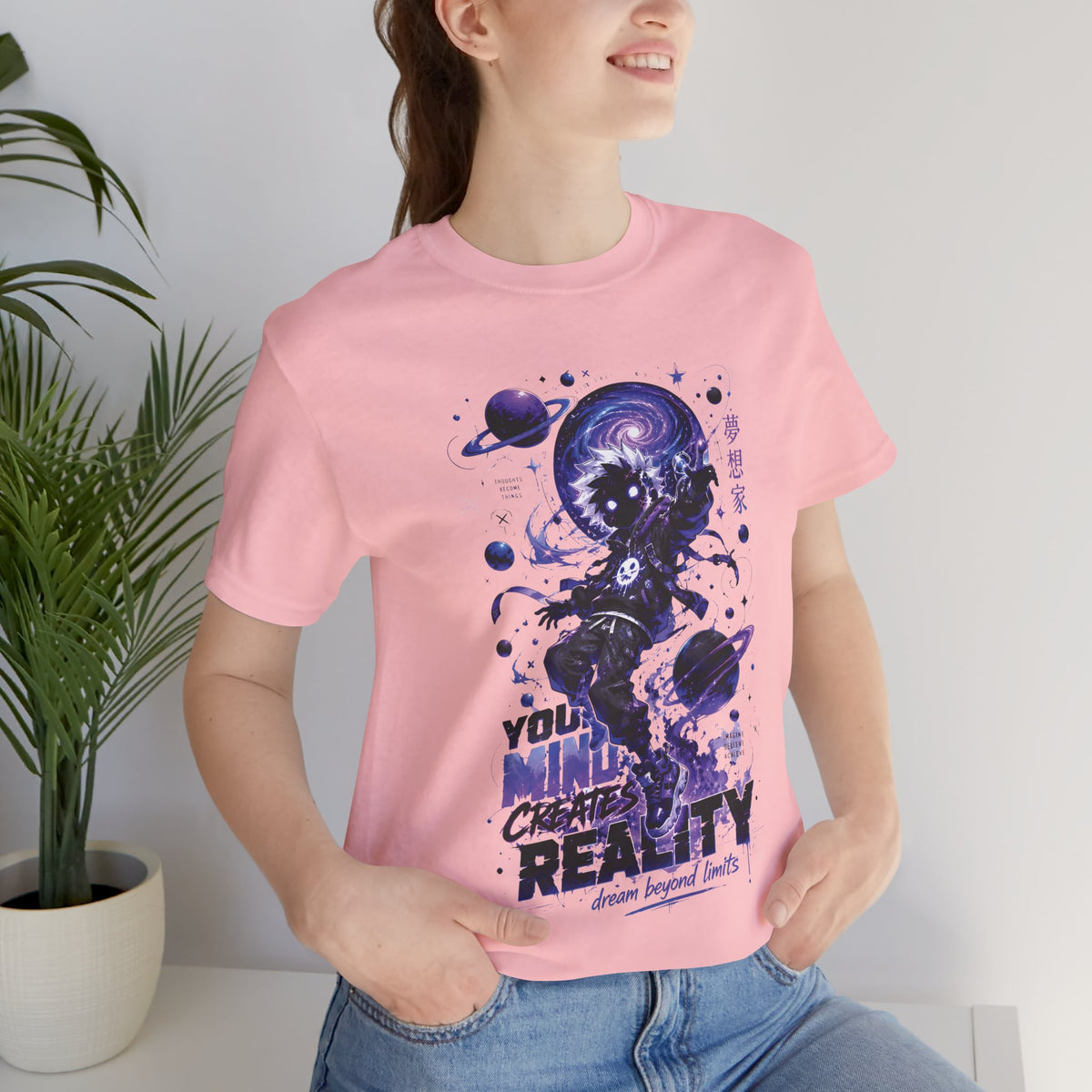 Your Mind Creates Reality Galaxy Graphic T Shirt
