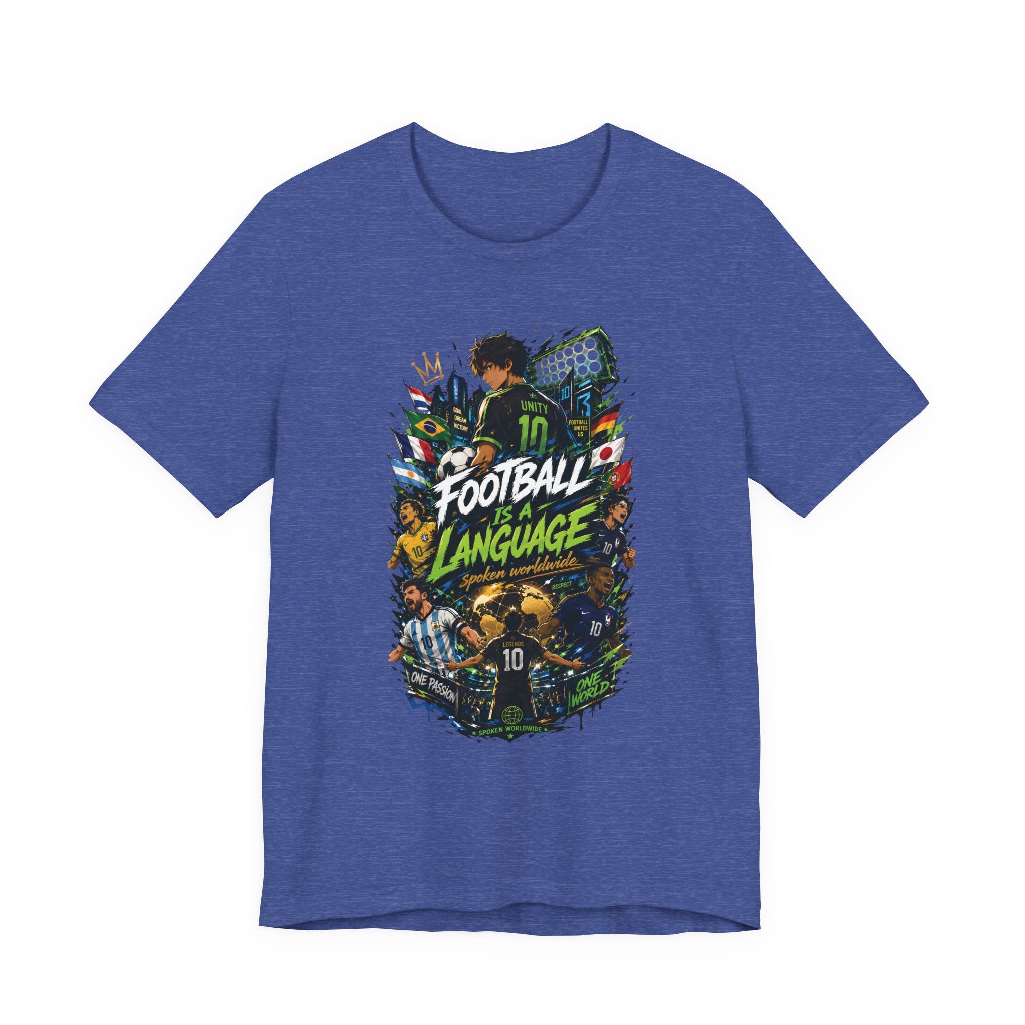 Football Language Graphic Tee — Soccer Fan Jersey Shirt