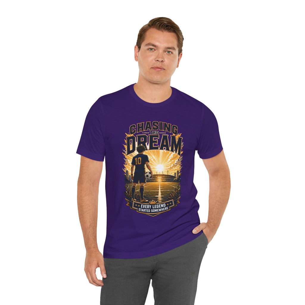 Chasing the Dream Soccer Graphic T Shirt
