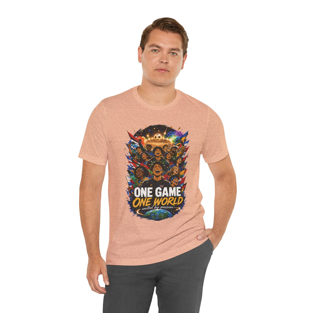 One Game One World Soccer Graphic T Shirt