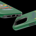 Happy Monster Magnetic Protective Phone Case Green