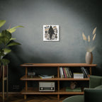 Motivational Street Art Canvas — "Become Who You Needed" Stretched Matte Print