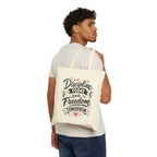 Tote Bag — "Discipline Today, Freedom Tomorrow" Motivational Canvas Tote