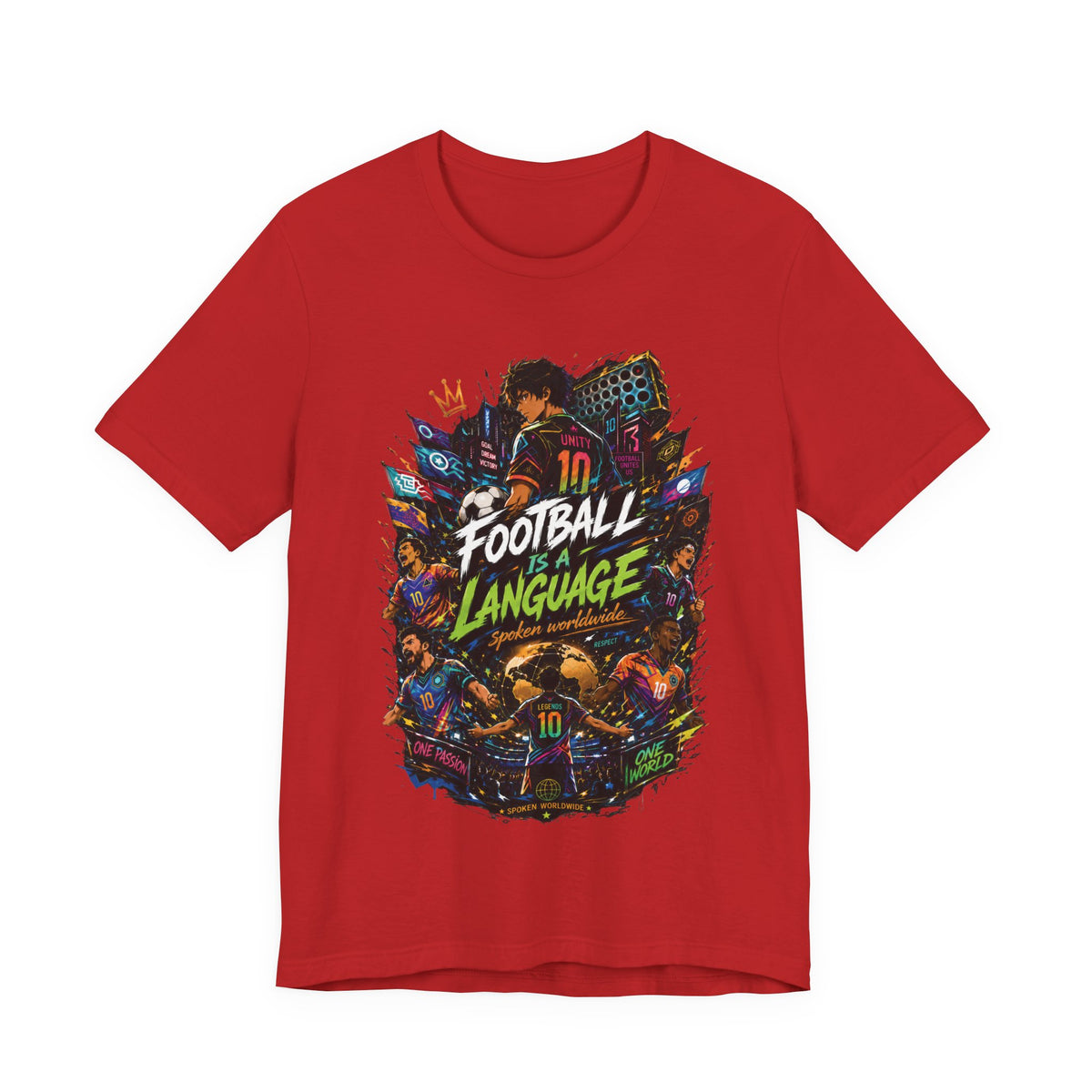 Football Is a Language Graphic T Shirt