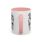 Discipline Today Leads to Freedom Tomorrow Accent Coffee Mug — Motivational Inspirational Quote
