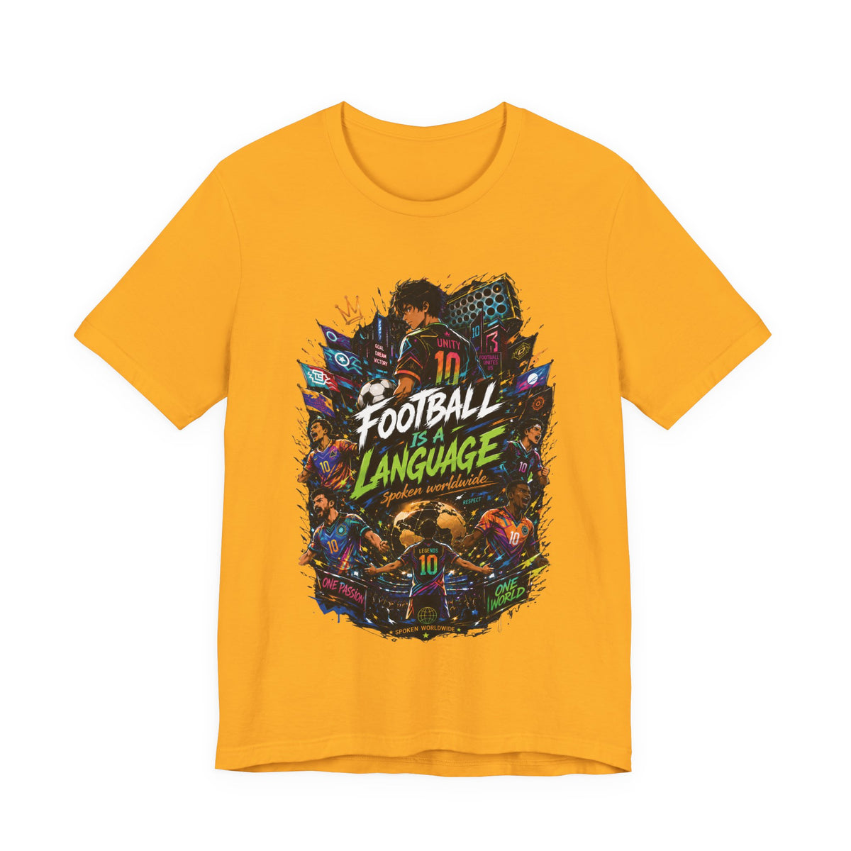 Football Is a Language Graphic T Shirt