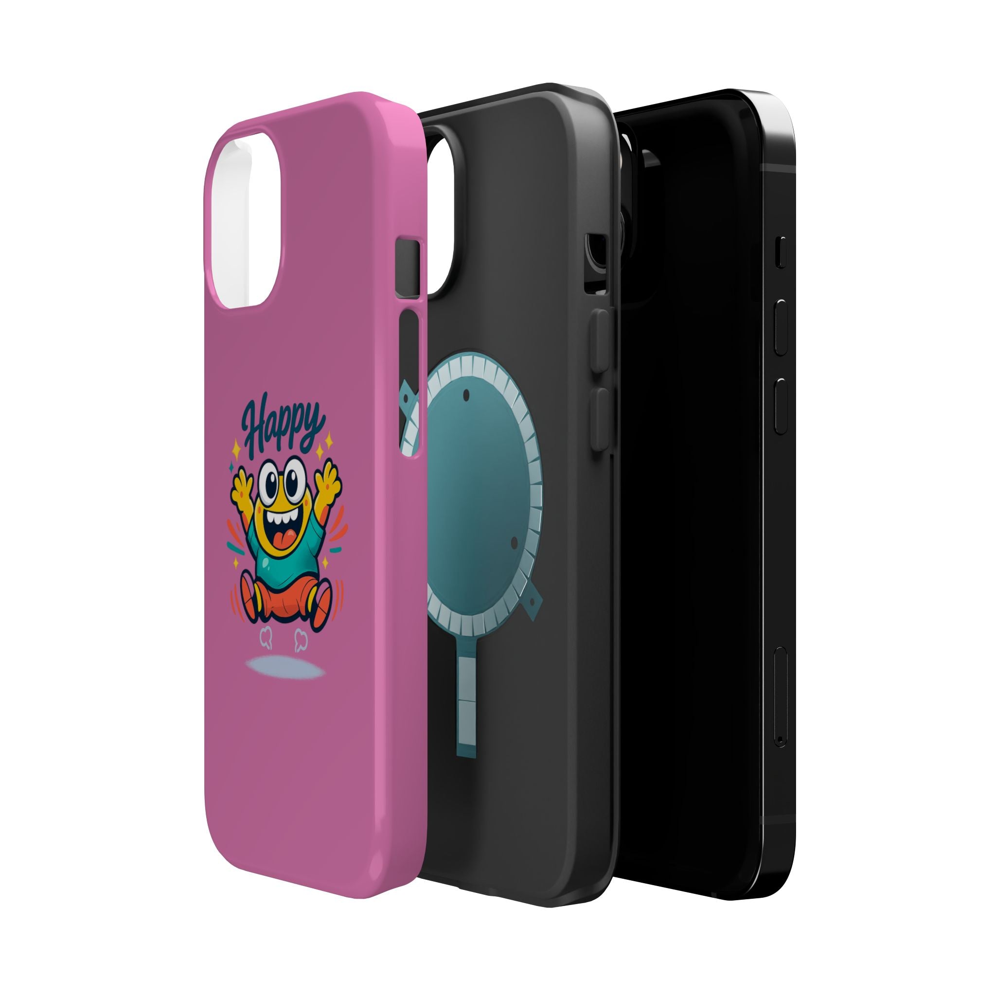 Happy Monster Magnetic Impact-Resistant Phone Case