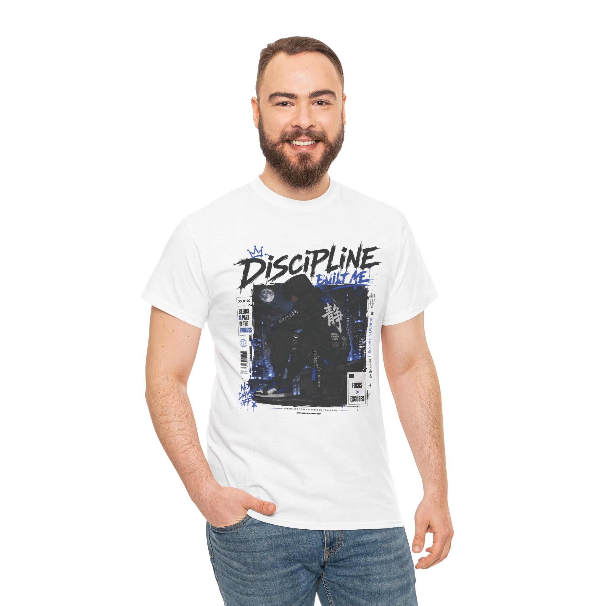 Discipline Built Me Anime Streetwear T Shirt