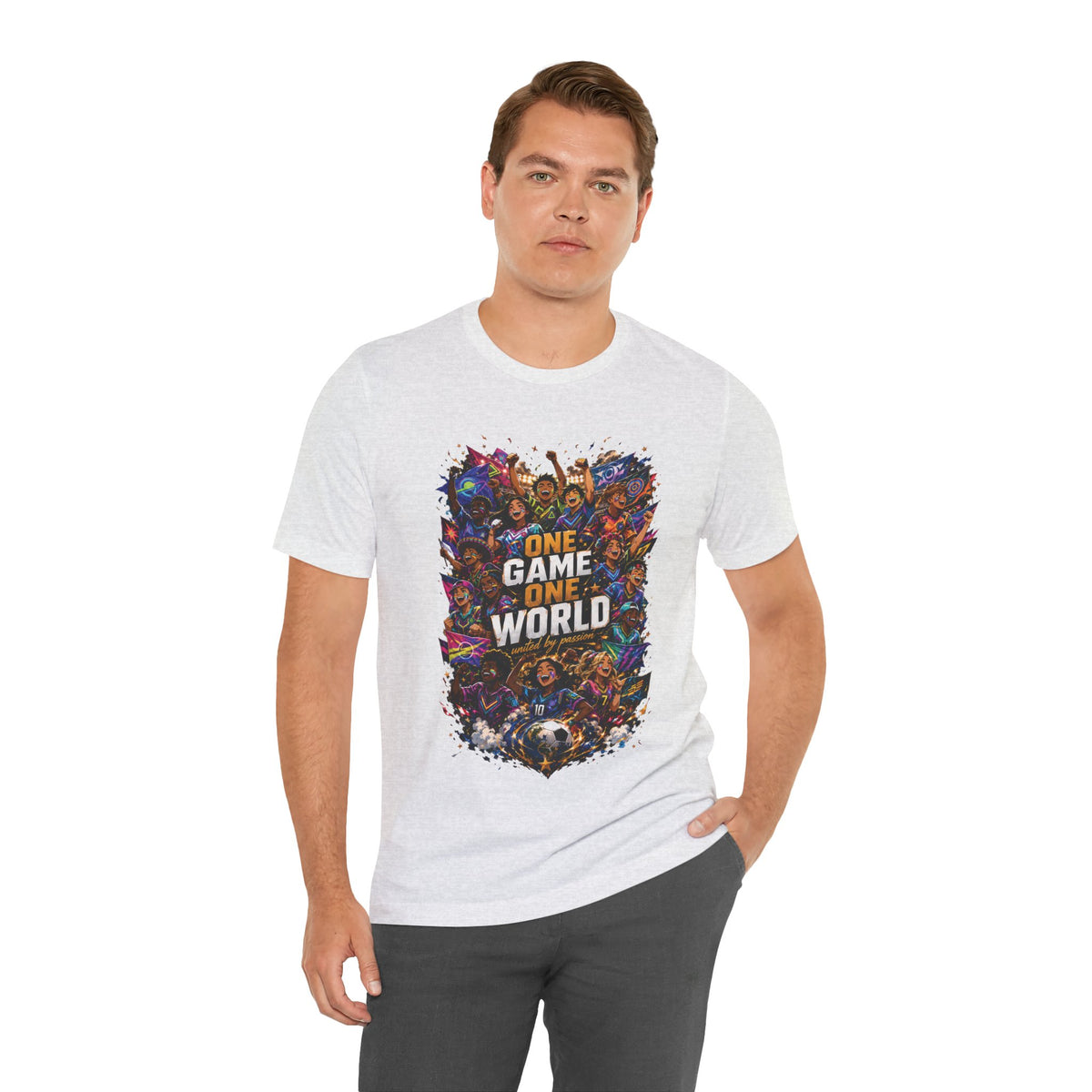 One Game One World Gamer Graphic T Shirt