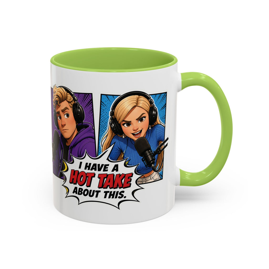 Jake And Emma Hot Take Coffee Mug — "I Have A Hot Take About This" Mug (11/15oz)