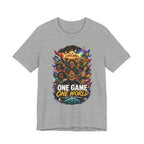 Soccer Graphic Tee - "One Game One World" Graphic T-Shirt