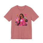 Boss Babe Pink Fashion Tee — Women’s Glam Money & Shopping Graphic Shirt