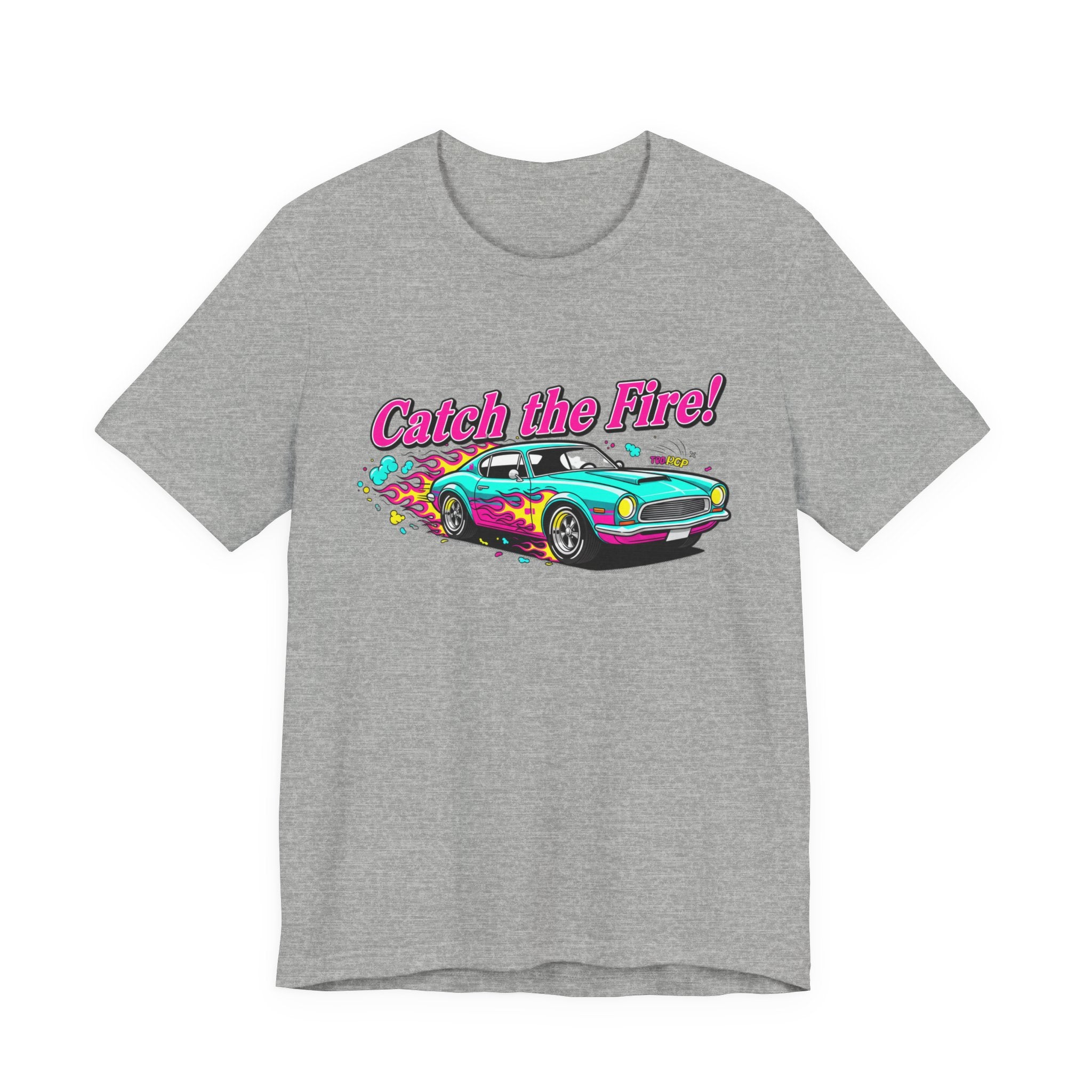 Retro Cartoon Dragster T-Shirt – Vintage Racing Flame Graphic Tee