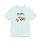 Caffeine and Kindness Tee | office humor, coffee fuel