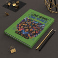 One Game One World Soccer Hardcover Journal — Personalized Number 10 Notebook