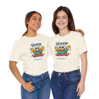 Happy Mood Blob Tee | kawaii minimal, thick outline emoji cartoon