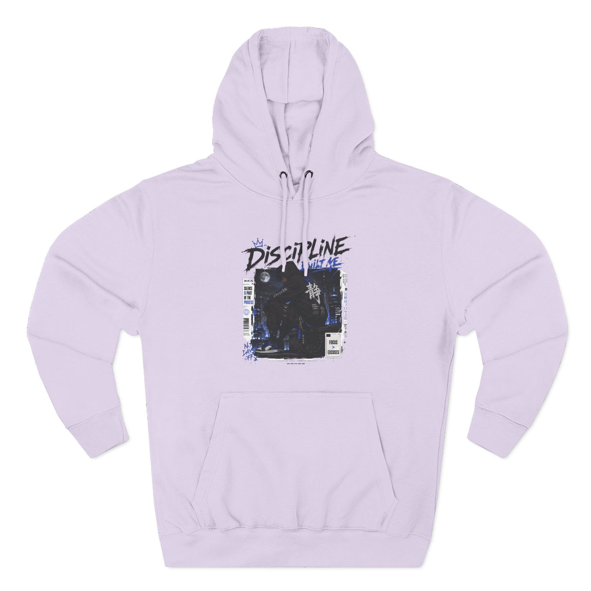 Discipline Built Me Graphic Hoodie Vintage Streetwear