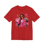 Boss Babe Pink Fashion Tee — Women’s Glam Money & Shopping Graphic Shirt