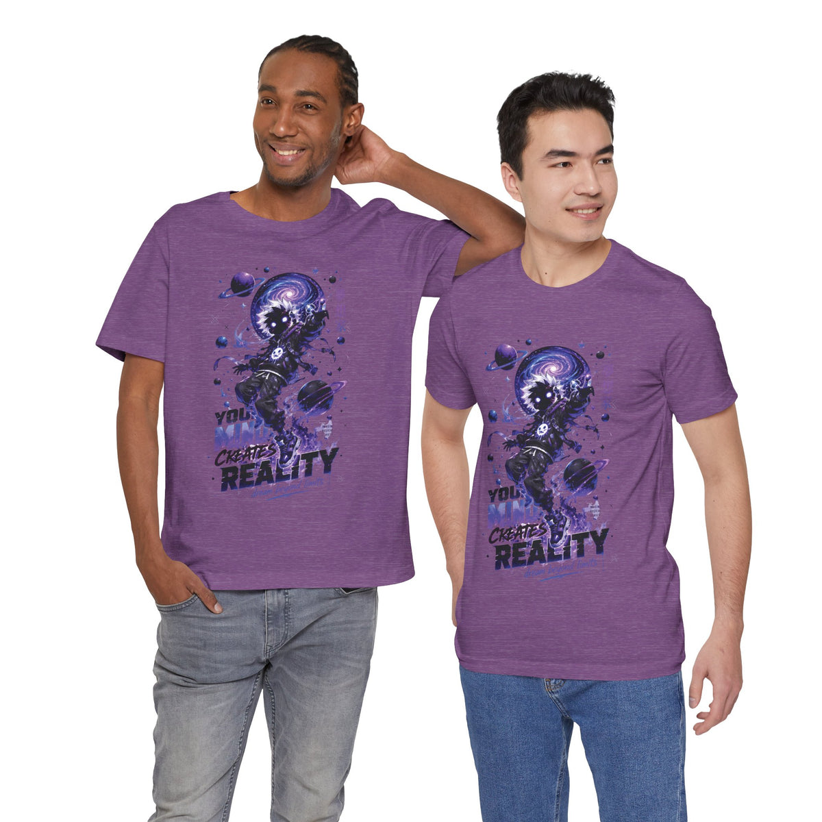 Your Mind Creates Reality Galaxy Graphic T Shirt