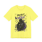 Protect Your Peace Gothic Butterfly Graphic T Shirt