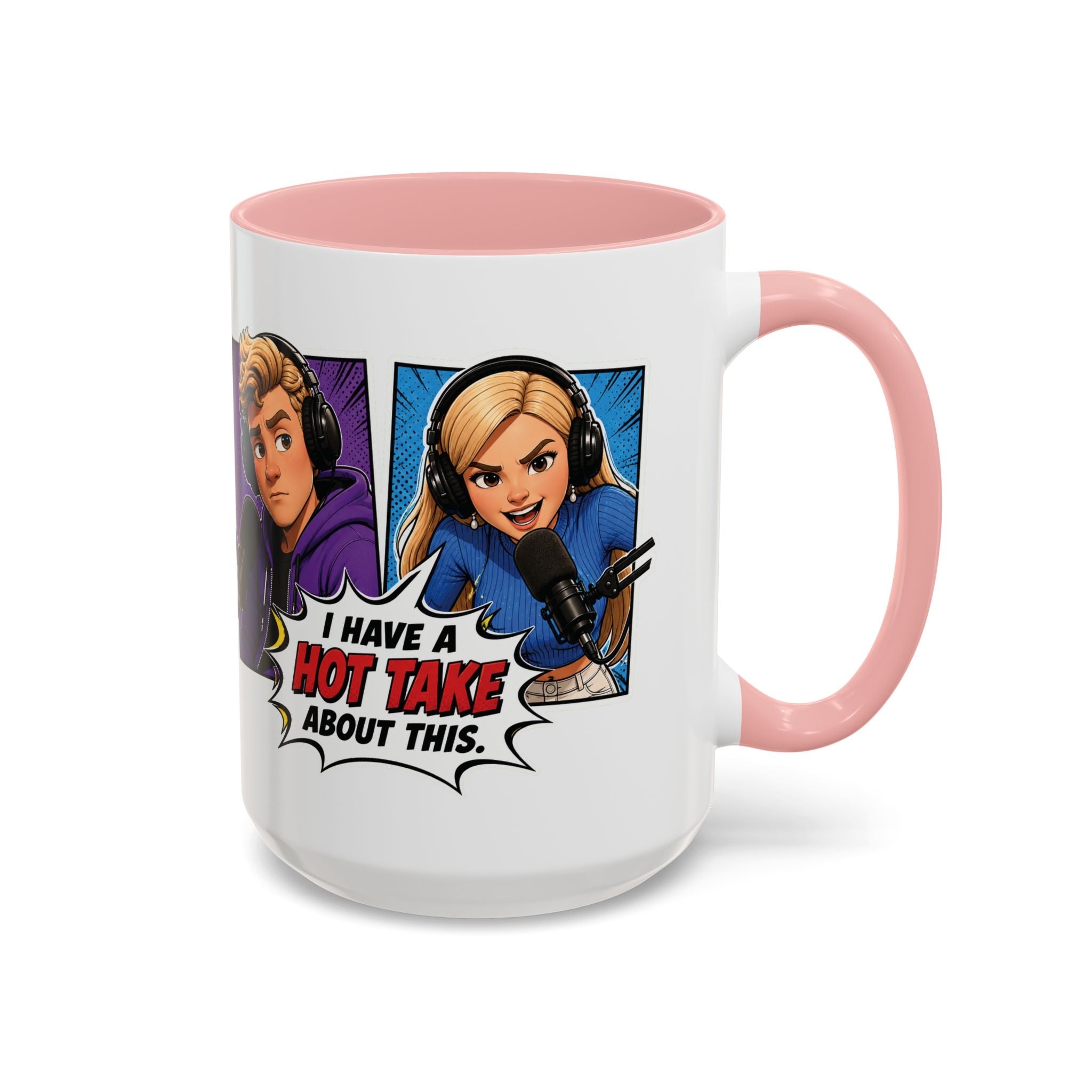 Jake And Emma Hot Take Coffee Mug — "I Have A Hot Take About This" Mug (11/15oz)