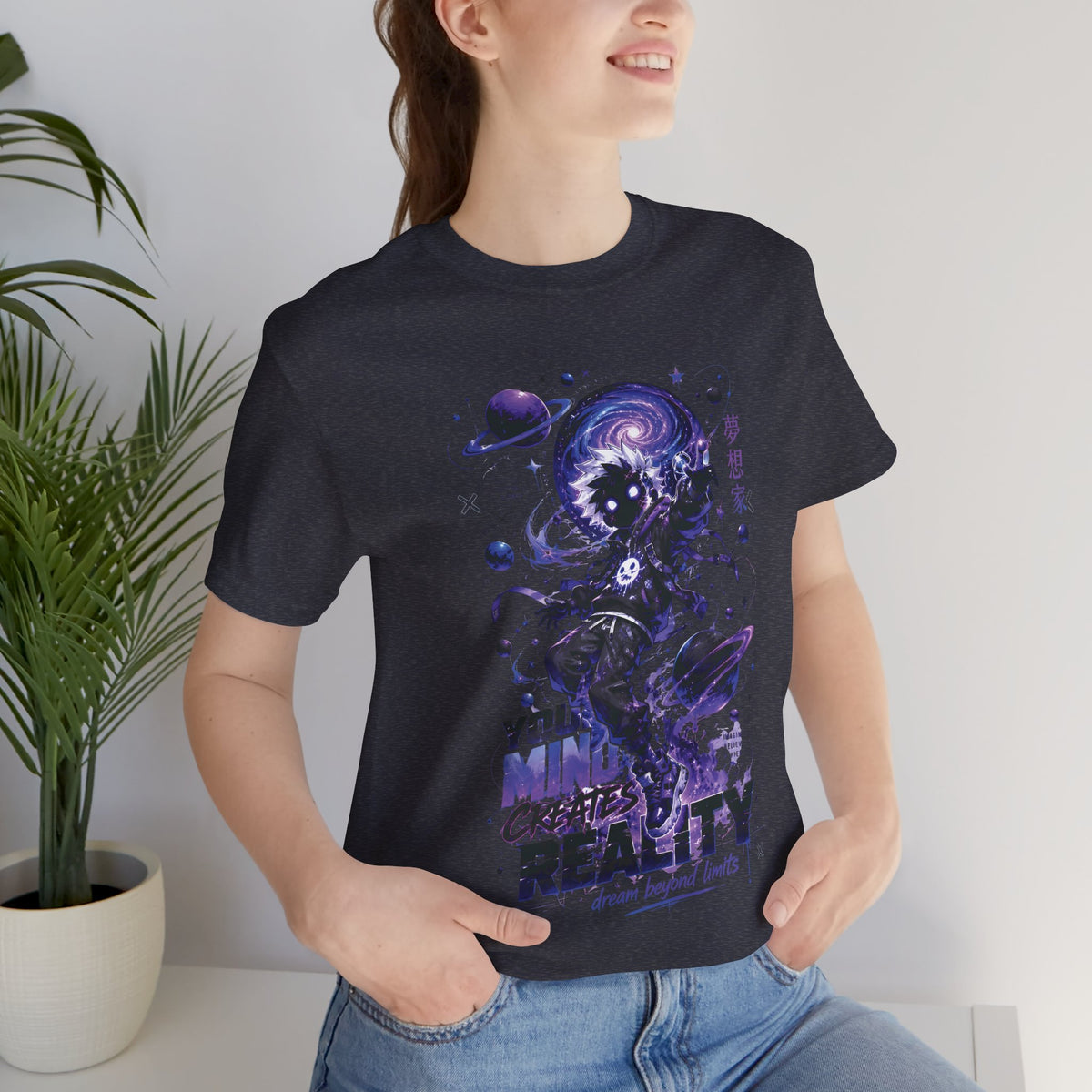Your Mind Creates Reality Galaxy Graphic T Shirt