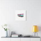 Retro Racing Car Canvas Wall Art – Vintage Dragster Design