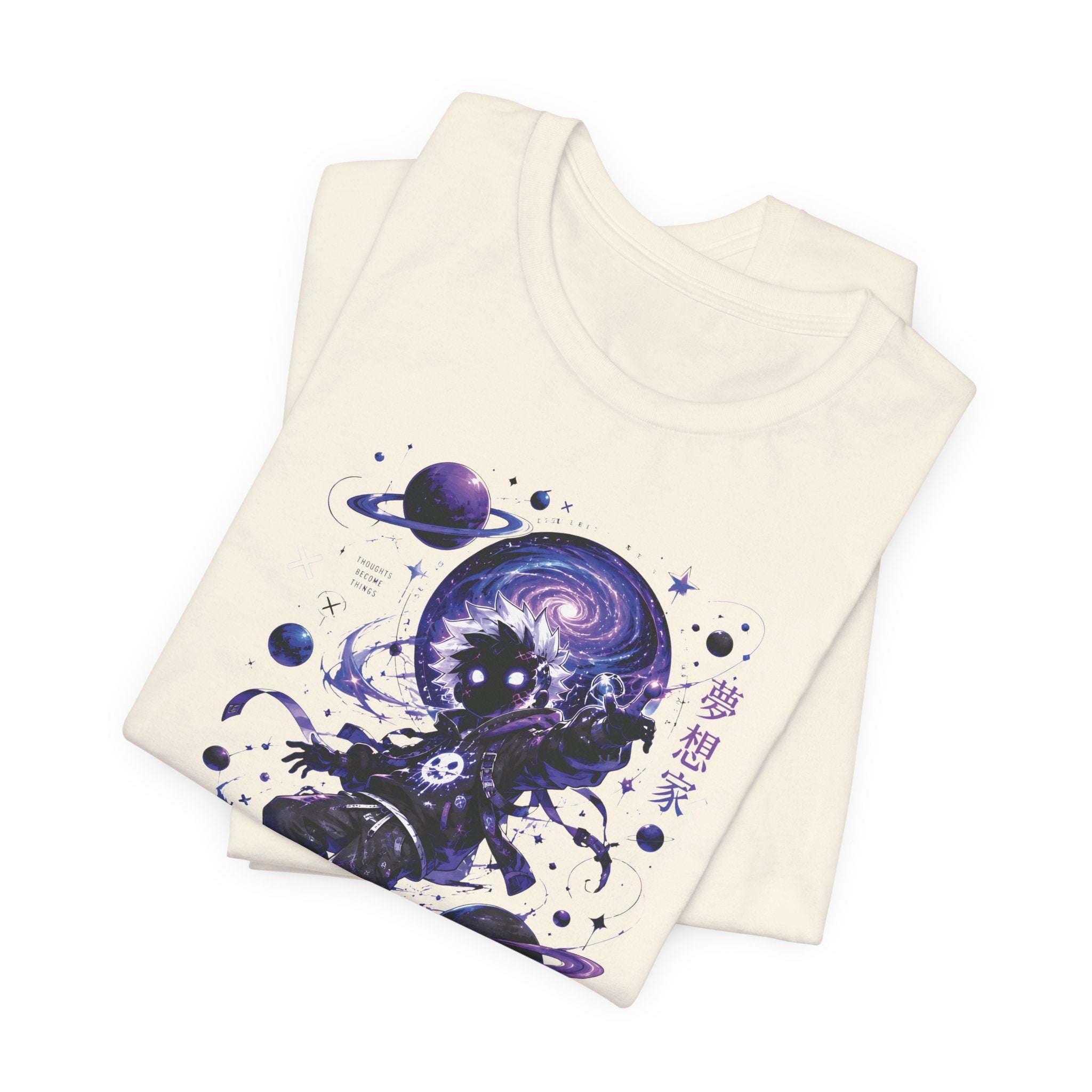Astronaut Galaxy Tee — "Your Mind Creates Reality" Space Graphic T-Shirt