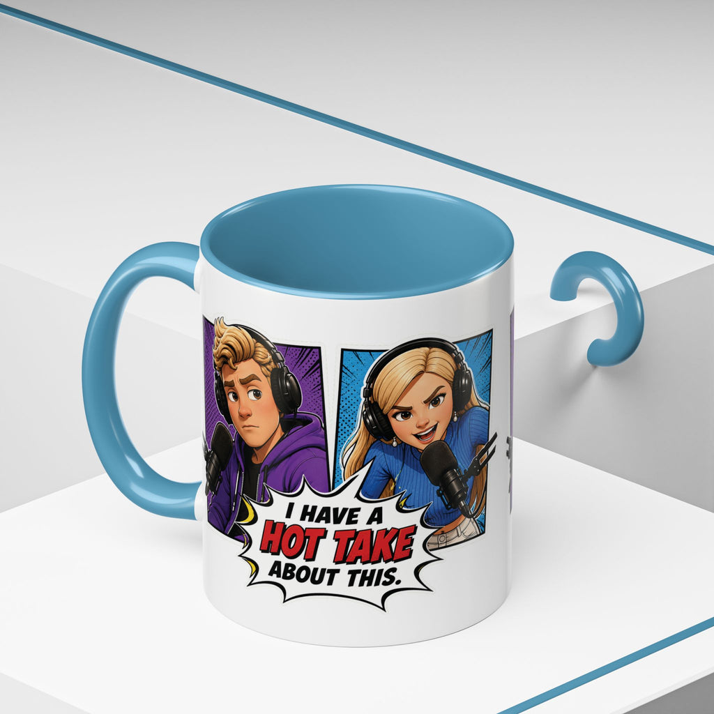 Jake And Emma Hot Take Coffee Mug — "I Have A Hot Take About This" Mug (11/15oz)