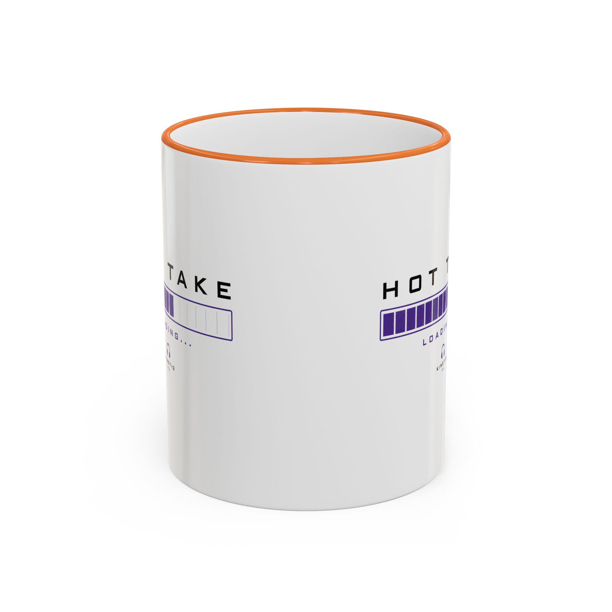 Hot Take Central Hot Take Loading Accent Rim Mug