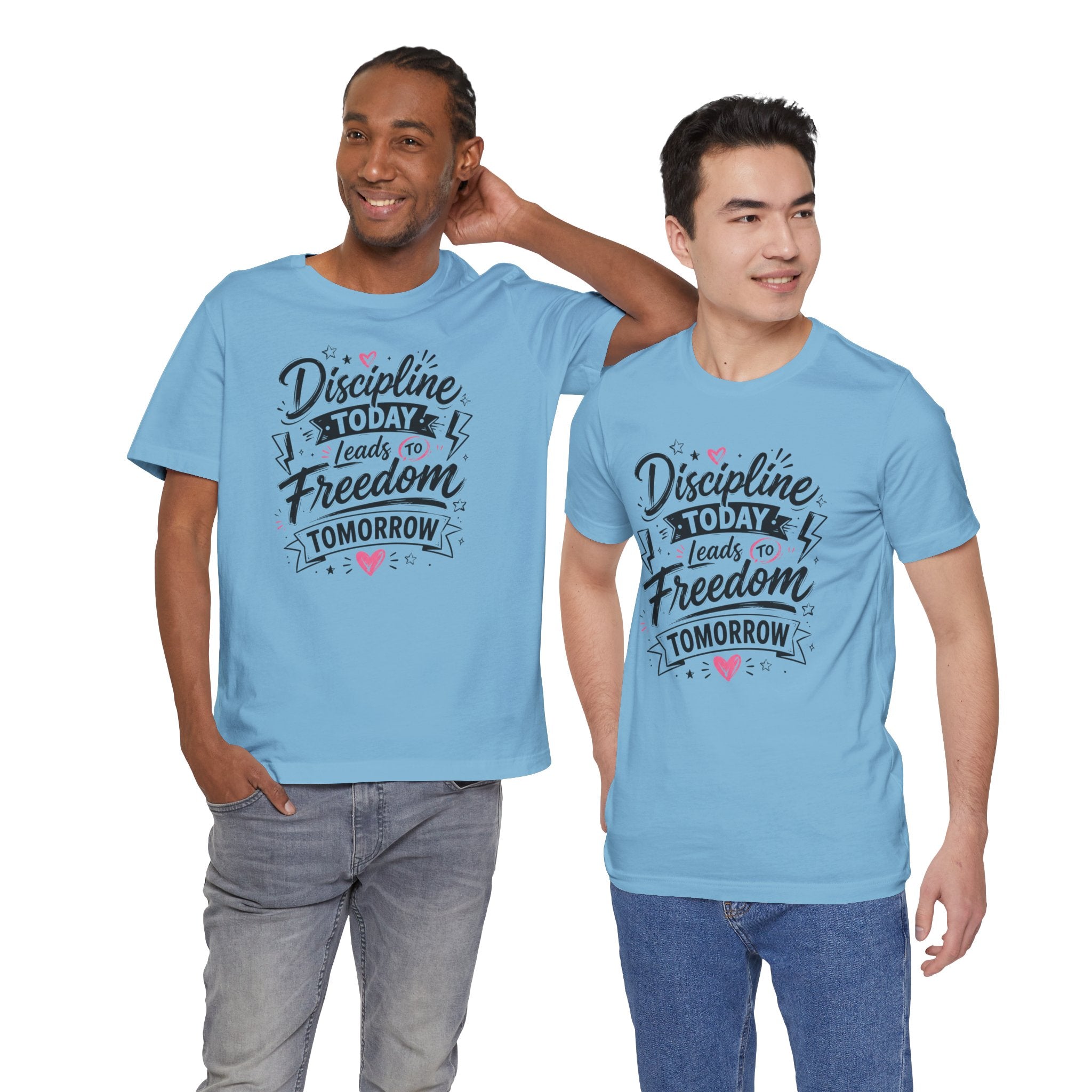 Discipline Today Leads to Freedom Tomorrow Tee — Motivational Fitness T-Shirt