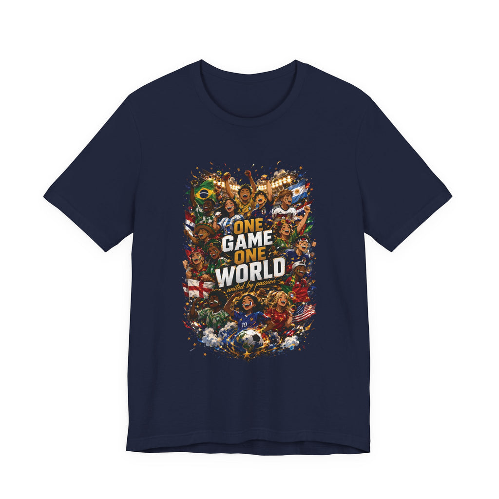 T-Shirt — 'One Game One World' Gamer Graphic Tee