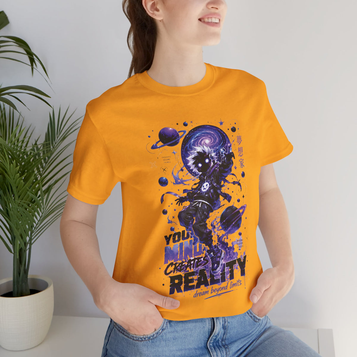 Your Mind Creates Reality Galaxy Graphic T Shirt