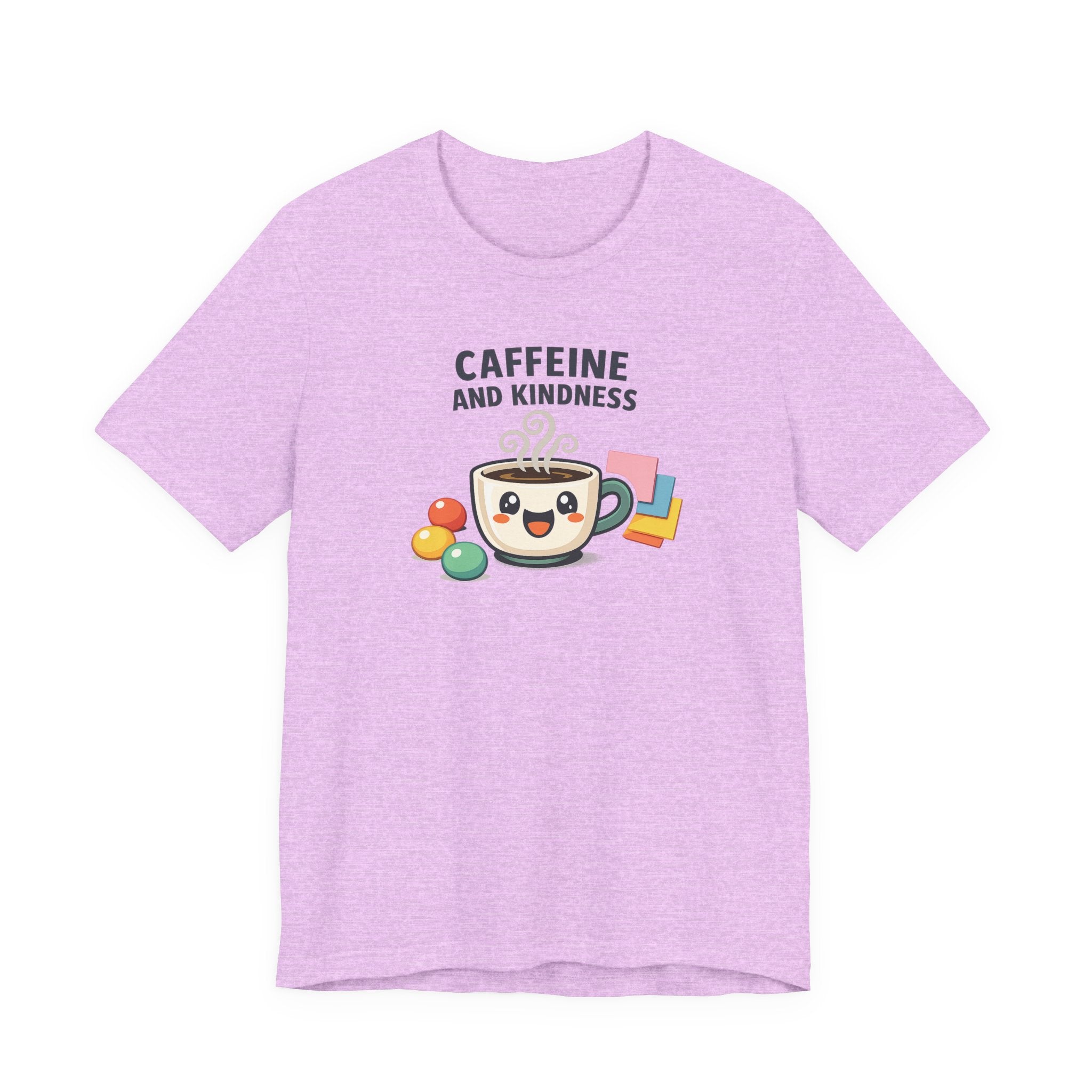 Caffeine and Kindness Tee | office humor, coffee fuel