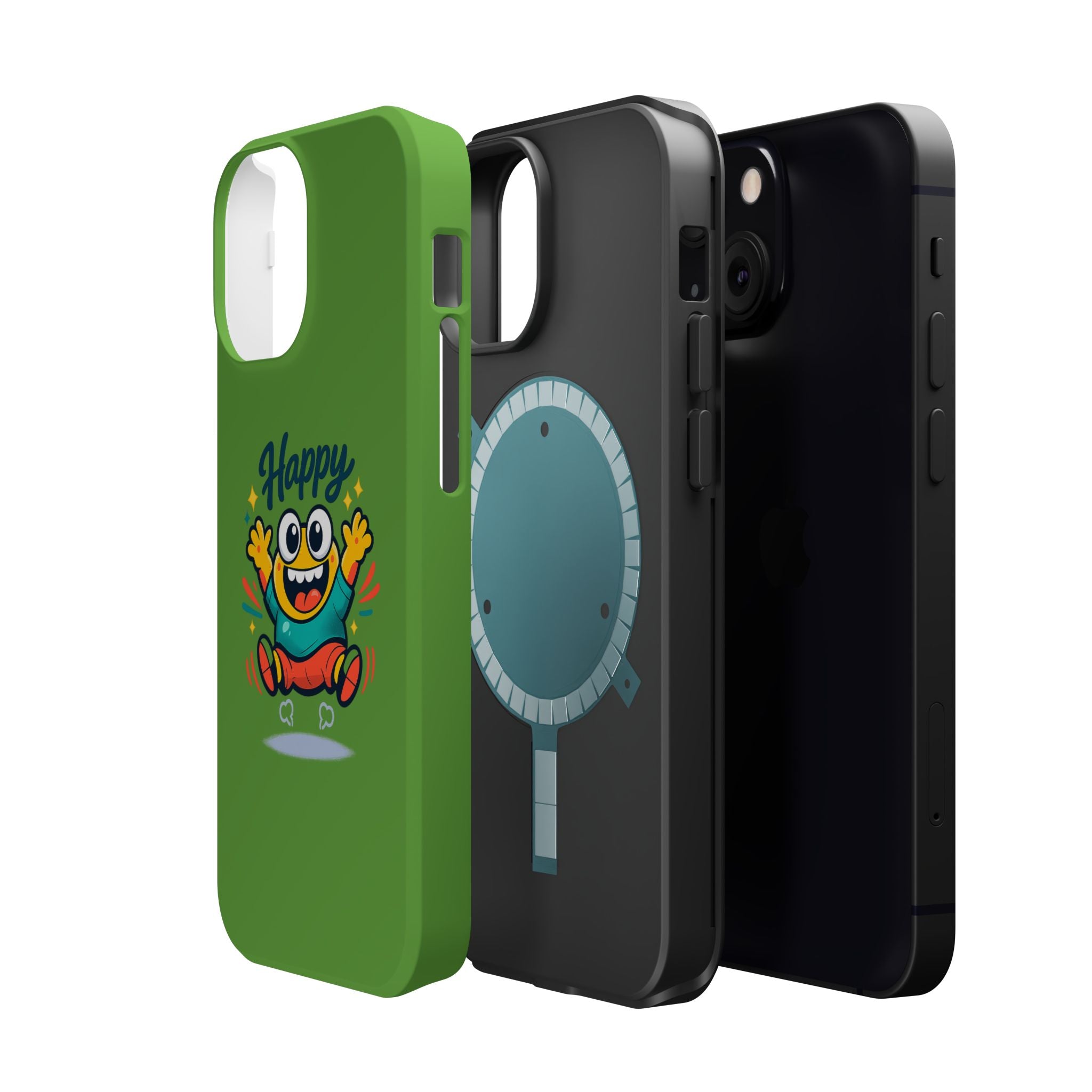 Happy Monster Magnetic Impact-Resistant Phone Case