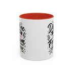 Discipline Today Leads to Freedom Tomorrow Accent Coffee Mug — Motivational Inspirational Quote