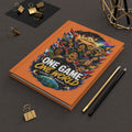 One Game One World Soccer Hardcover Journal — Personalized Number 10 Notebook