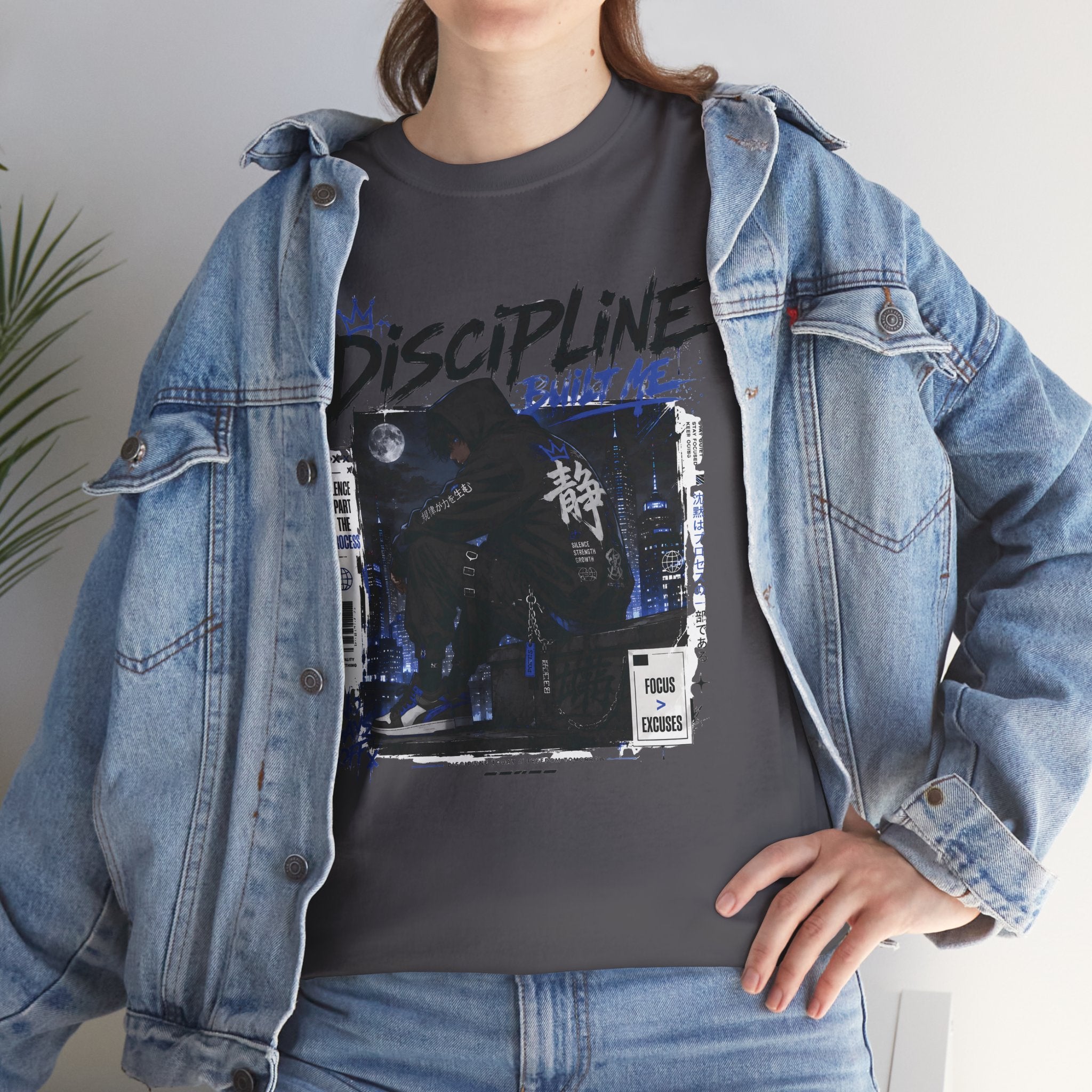 Discipline Built Me Anime Streetwear T Shirt