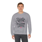 Crewneck Sweatshirt — "Discipline Today Leads to Freedom Tomorrow" Motivational Graphic