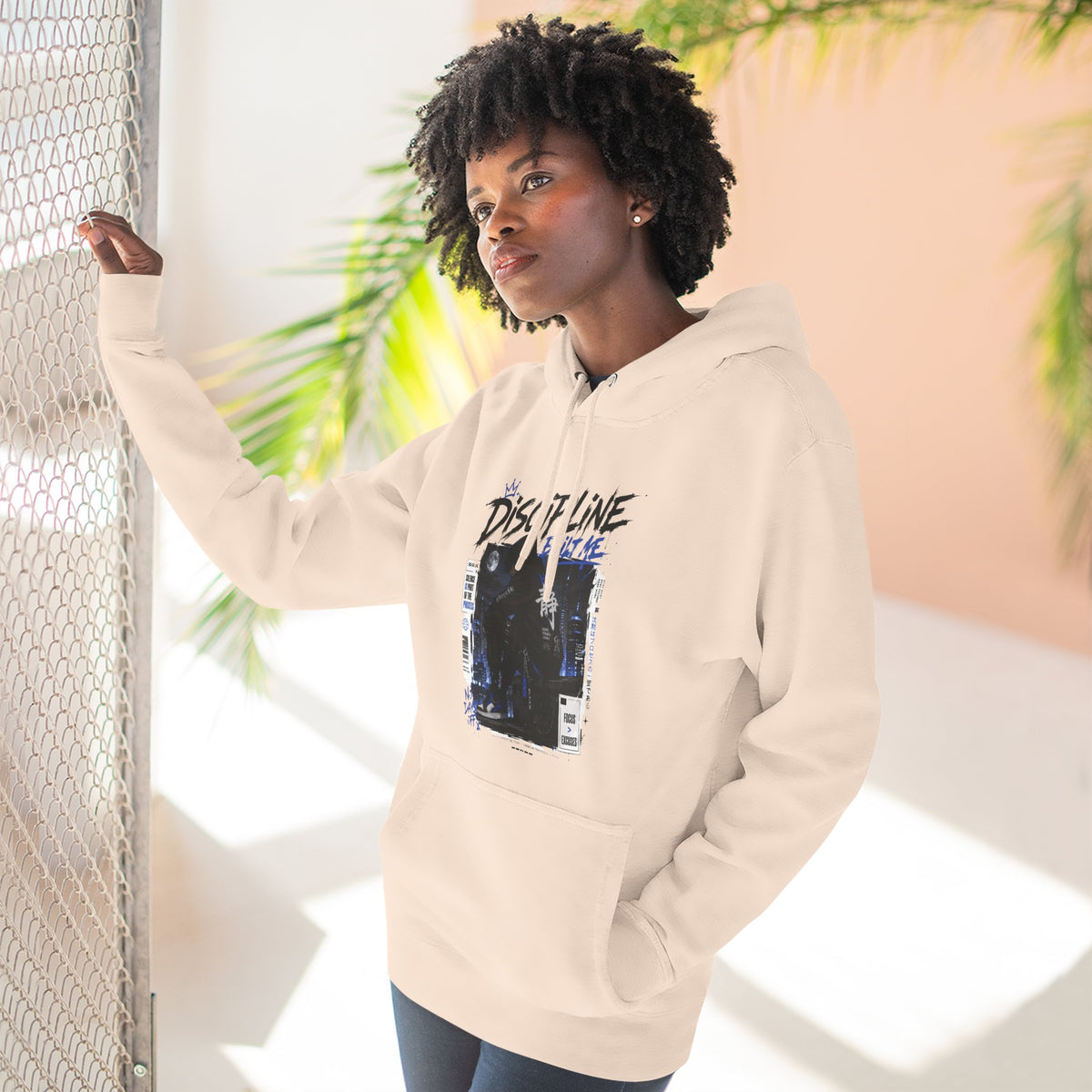 Discipline Built Me Graphic Hoodie Vintage Streetwear