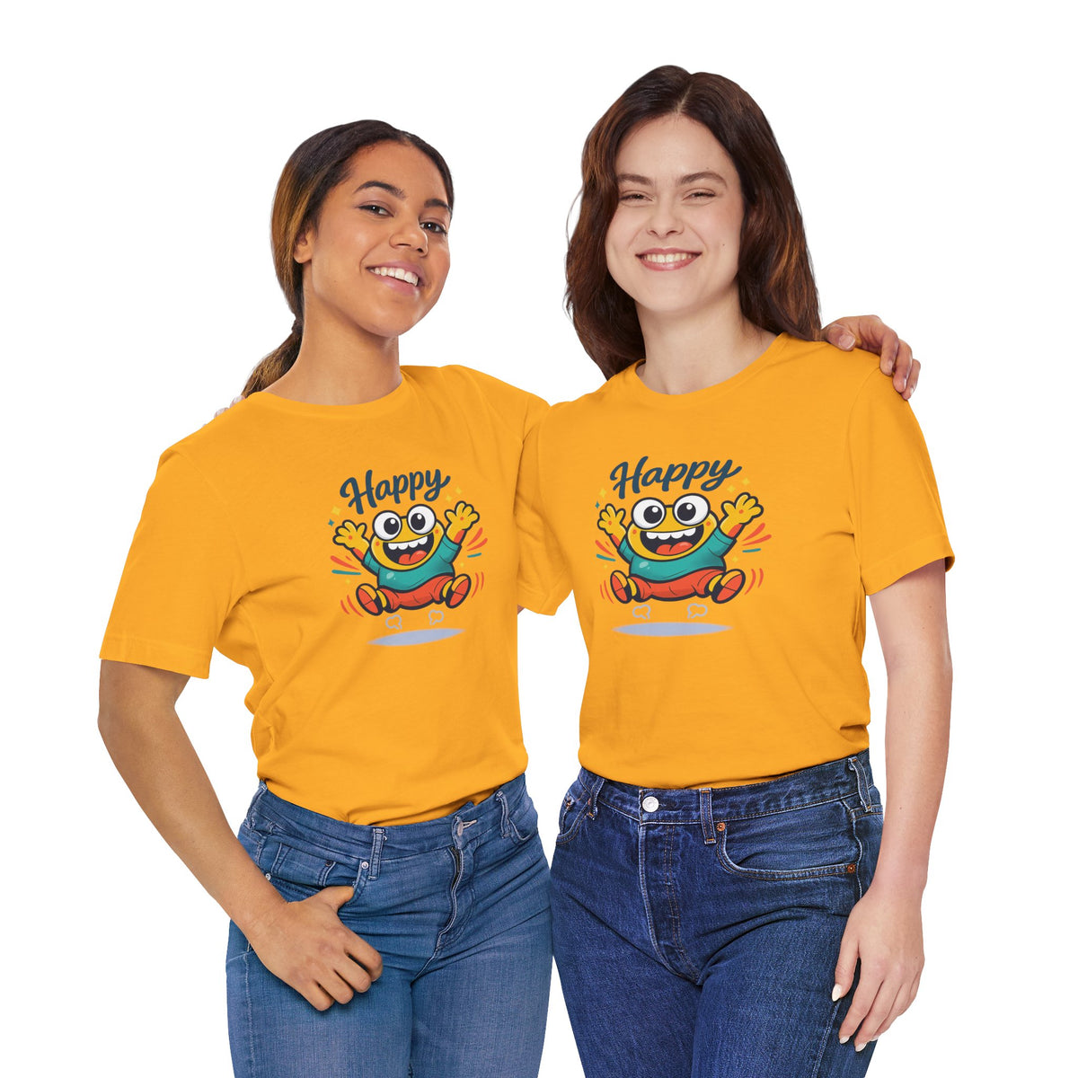 Happy Mood Blob T Shirt Cute Kawaii Graphic Tee