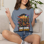 One Game One World Soccer T Shirt International Football Graphic Tee