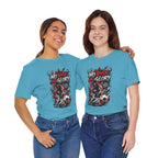 No Risk No Glory Soccer T-Shirt — Dynamic Football Player Graphic Tee