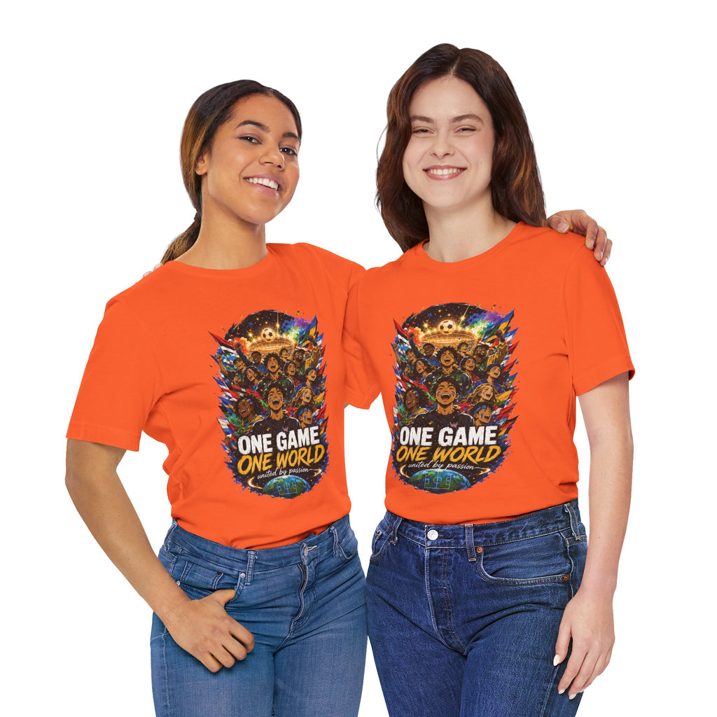 One Game One World Soccer Graphic T Shirt