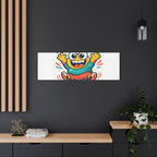 Happy Blob Cartoon Canvas Bold Kawaii Wall Art