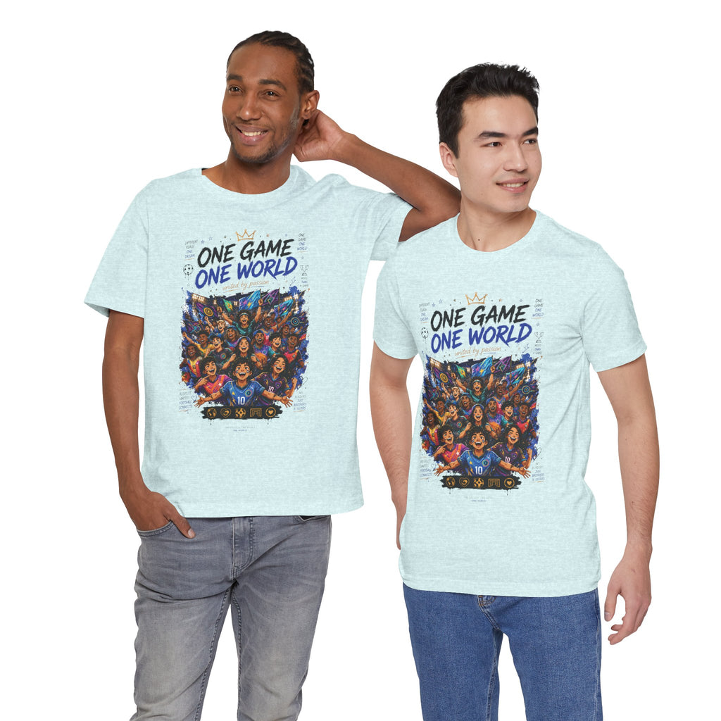 One Game One World Soccer Tee