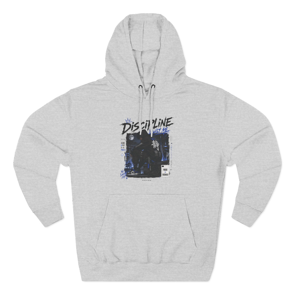 Discipline Graphic Hoodie — Vintage TV Photo Streetwear Pullover