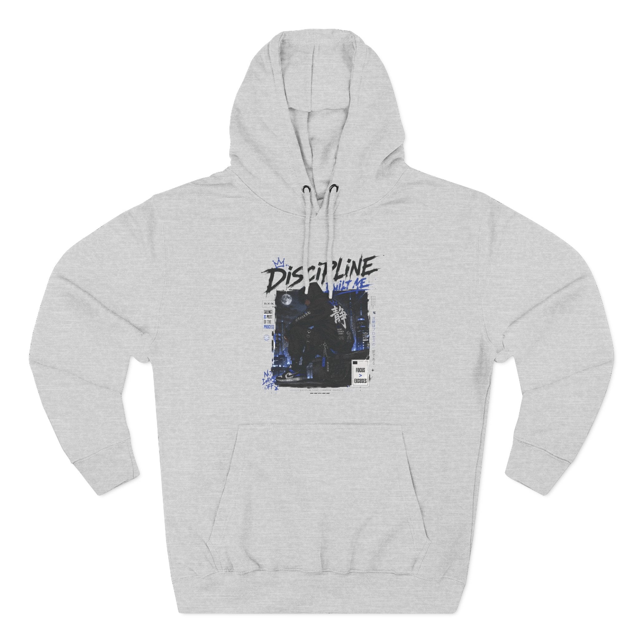 Discipline Graphic Hoodie — Vintage TV Photo Streetwear Pullover